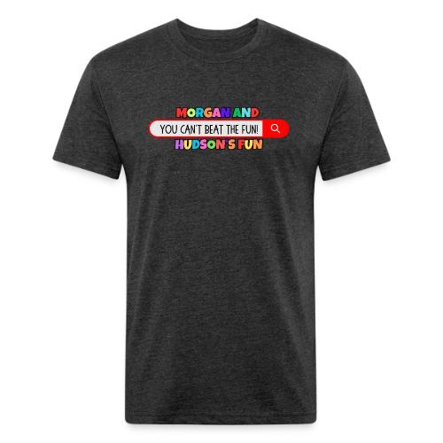 Fun Morgan and Hudson's You Can't Beat The Fun! - Men’s Fitted Poly/Cotton T-Shirt