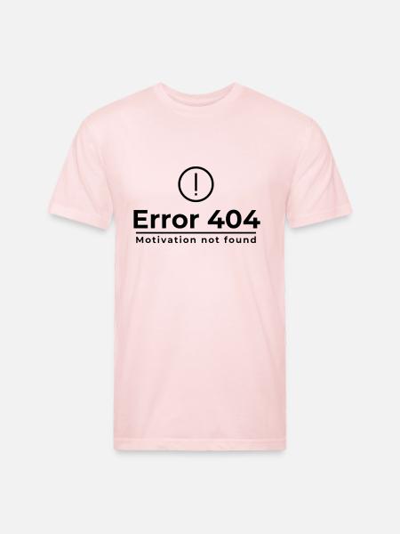 Error code 404 - Unisex Poly/Cotton T-Shirt - blush pink