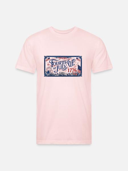 fourth of july - Unisex Poly/Cotton T-Shirt - blush pink