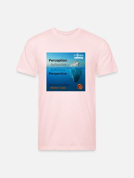 Perception T-Shirt - Unisex Poly/Cotton T-Shirt - blush pink 