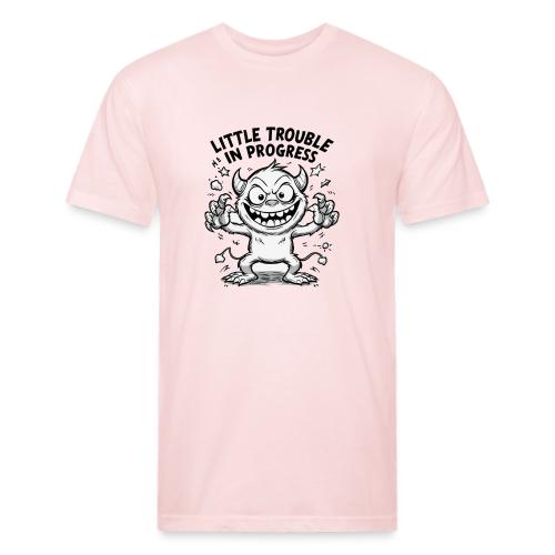 Playful Mischief Demon Illustration - Unisex Poly/Cotton T-Shirt