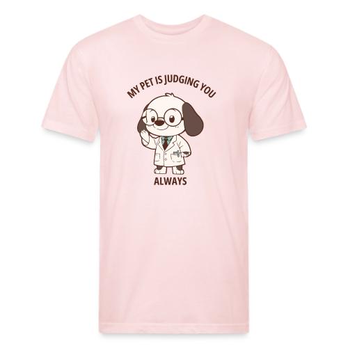 My Pet Is Judging You Always T-Shirt | Sarcastic C - Unisex Poly/Cotton T-Shirt