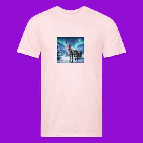 Rudolph the red nosed reindeer - Men’s Fitted Poly/Cotton T-Shirt