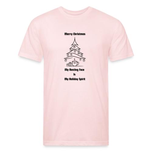 My Resting Face Is My Christmas Spirit T-Shirt - Unisex Poly/Cotton T-Shirt