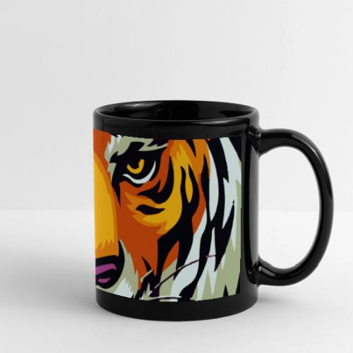 Tiger Fashion Feline Animal, Tiger Willing Success - Full Color Panoramic Mug