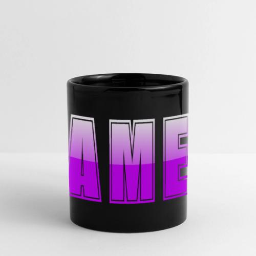 Gamer Purple Glossy Collegiate Design - Full Color Panoramic Mug
