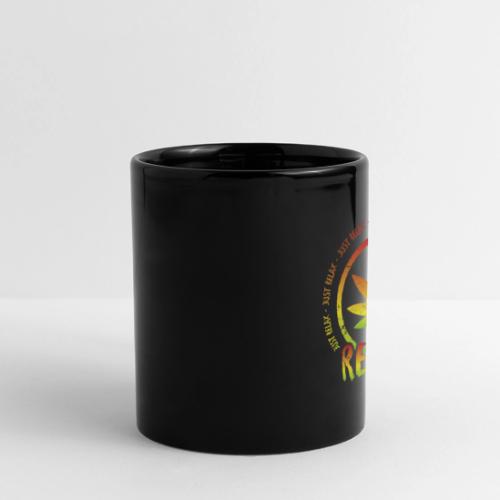 Chill Reggae Vibes Just Relax Rasta Music Art - Full Color Panoramic Mug