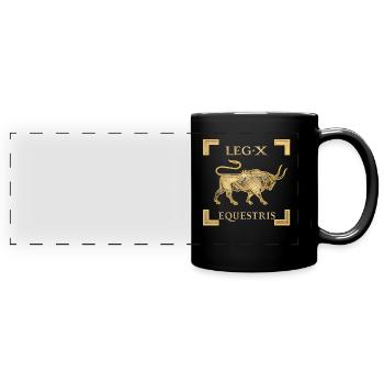 Legio X Equestris Julius Caesar - Full Color Panoramic Mug - black - Front