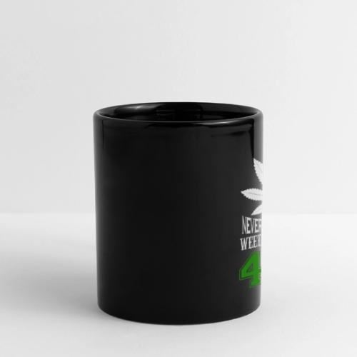 Chuckling 420 Future of Herb Weed Marijuana Design - Tasse en couleur panorama