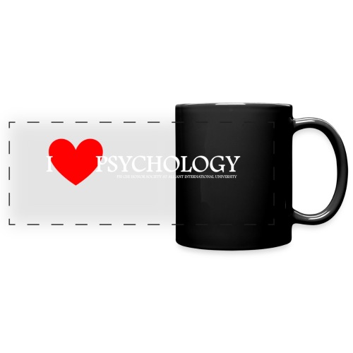 I HEART PSYCHOLOGY - Full Color Panoramic Mug