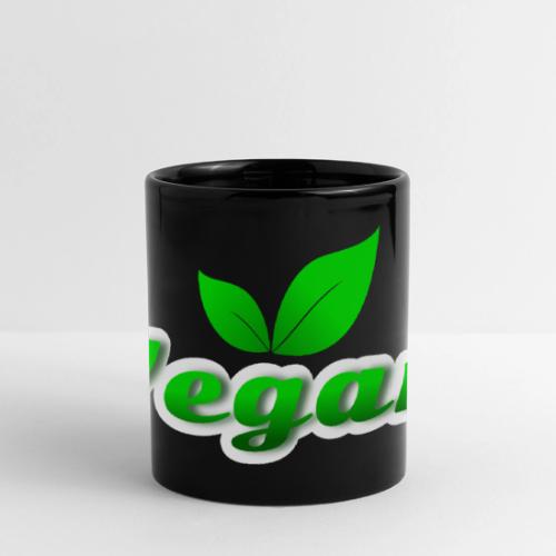 Pure Vegan Leaves - Full Color Panoramic Mug