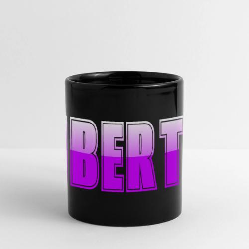Liberty Typography Graphic Design - Full Color Panoramic Mug