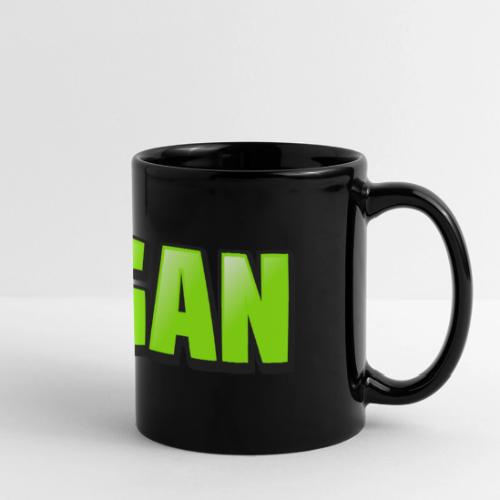 Vegan Bold Green Typography Design - Full Color Panoramic Mug