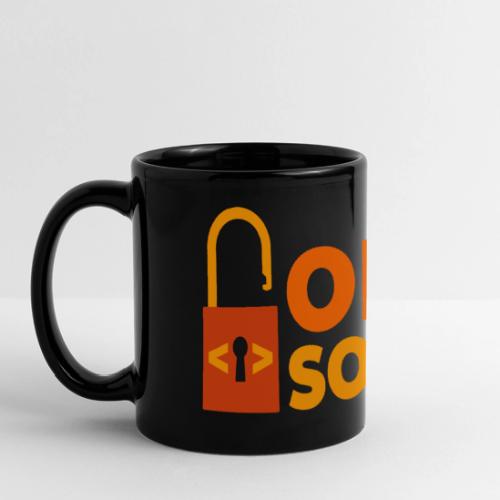 Open Source: Code is Freedom - Full Color Panoramic Mug