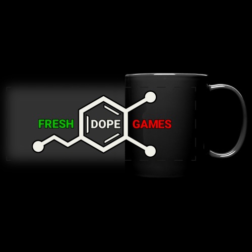 Fresh Dope Games Logo - Full Color Panoramic Mug