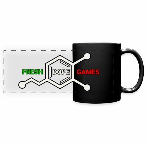 Fresh Dope Games Logo - Full Color Panoramic Mug