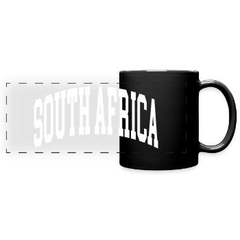 South Africa - Full Color Panoramic Mug - black - Front