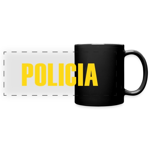 policia police cop shiry - Full Color Panoramic Mug