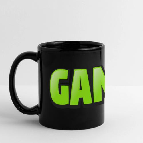 Gamer Neon Green Gaming Logo Design - Full Color Panoramic Mug