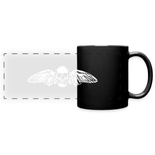 Skull + Wings - Full Color Panoramic Mug