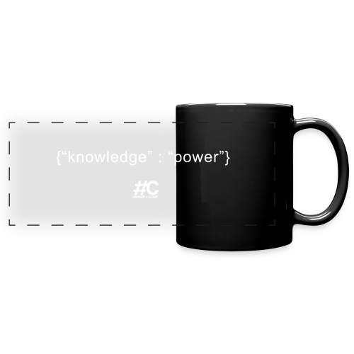 knowledge is the key - Full Color Panoramic Mug