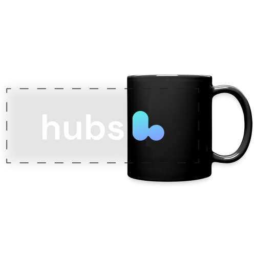 Hubs Logo White - Full Color Panoramic Mug