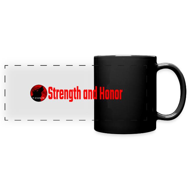 Strength and Honor - Red Letters