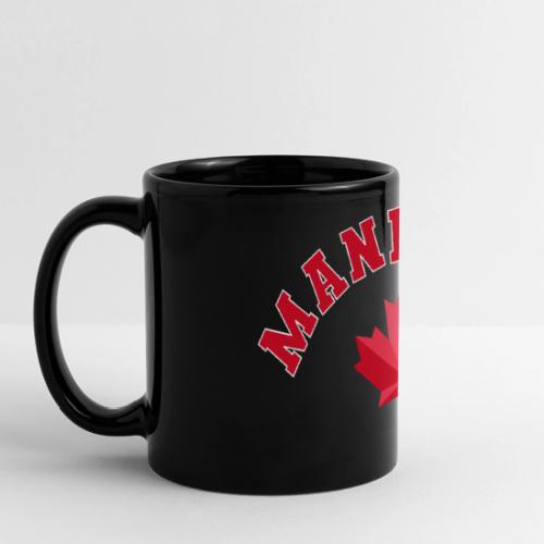 Manitoba with maple leaf - Full Color Panoramic Mug