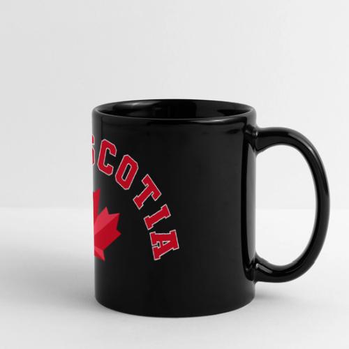 Nova Scotia with maple leaf - Full Color Panoramic Mug