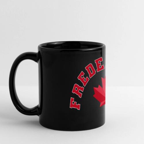 Fredericton with maple leaf - Full Color Panoramic Mug