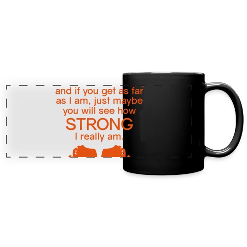 Step into My Shoes (tennis shoes) - Full Color Panoramic Mug