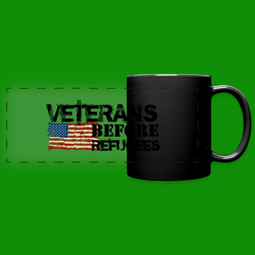 Veterans Before Refugees - Full Color Panoramic Mug