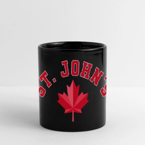 St. John's with maple leaf - Full Color Panoramic Mug