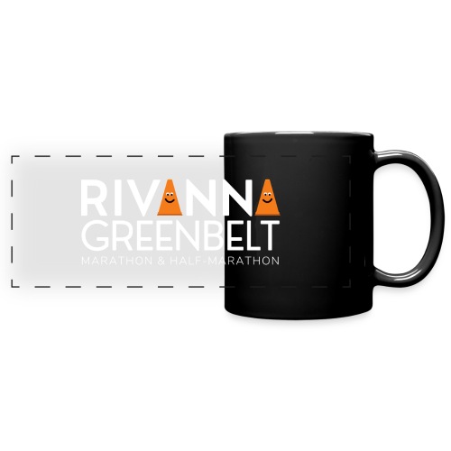RIVANNA GREENBELT (all white text) - Full Color Panoramic Mug