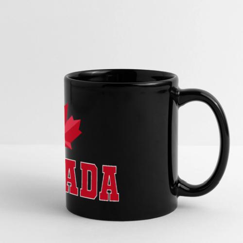 Canada with a maple leaf - Full Color Panoramic Mug