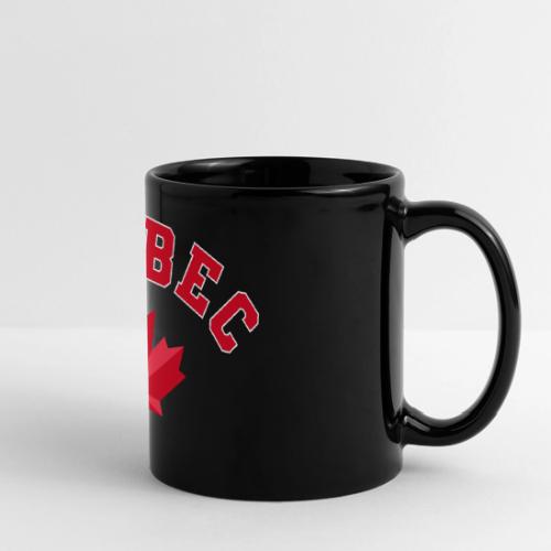 Quebec with maple leaf - Full Color Panoramic Mug