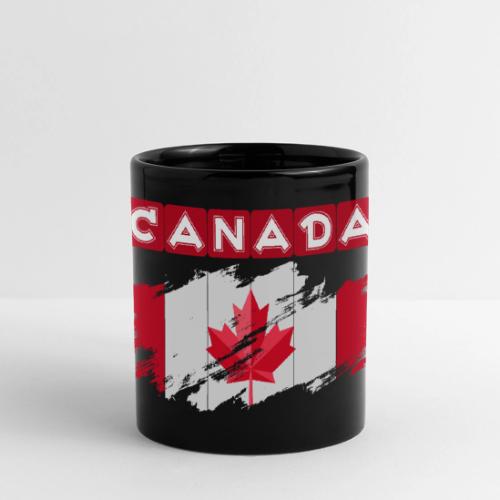 Canada, Inspired by the Canadian flag - Full Color Panoramic Mug
