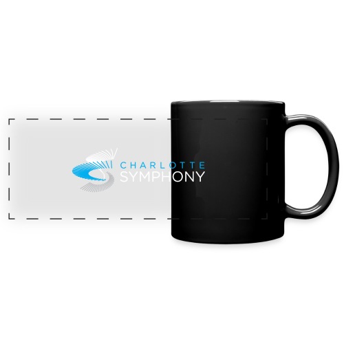 Charlotte Symphony official logo (horz dark) - Full Color Panoramic Mug