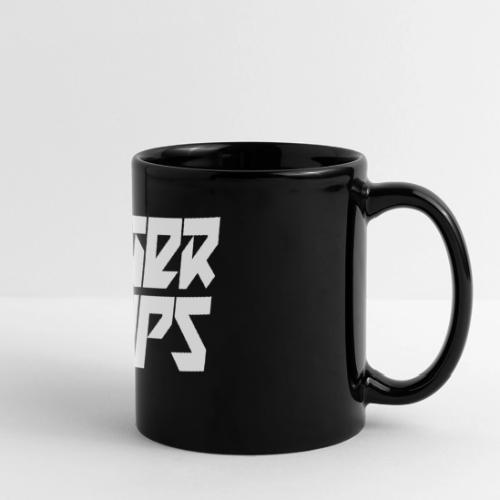 Ginger Snap5 logo (two lines white) - Full Color Panoramic Mug