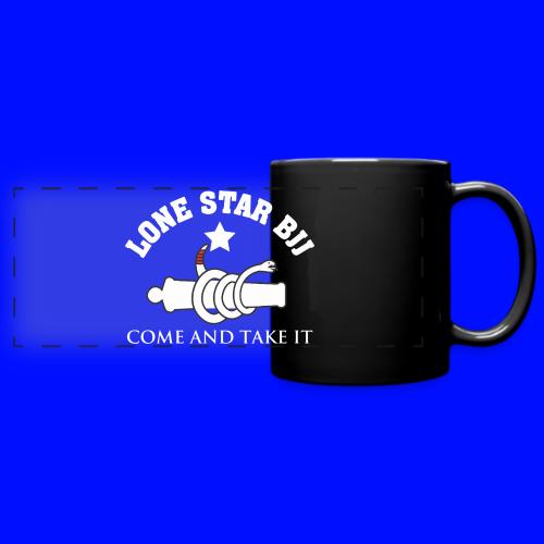 Lone Star BJJ - Come and Take It - White and Red - Full Color Panoramic Mug