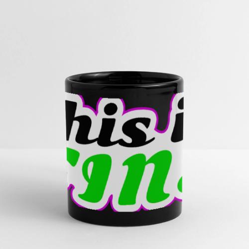This Is Fine Balance - Full Color Panoramic Mug
