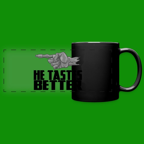 He Tastes Better - Zombies - Full Color Panoramic Mug