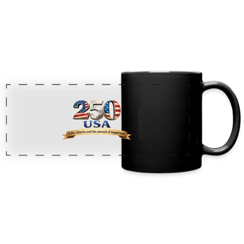 250 USA Liberty Banner - Full Color Panoramic Mug