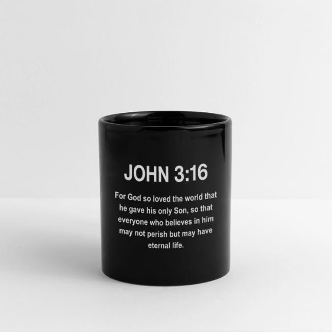 John 3:16 Christian Apparel – White