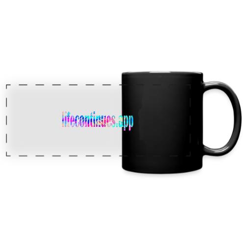 Lifecontinues.app1 - Full Color Panoramic Mug