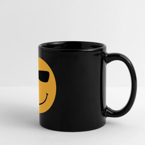 Orange Face with Sunglasses - Full Color Panoramic Mug