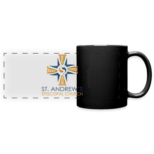 St. Andrew's logo on transparent background - Full Color Panoramic Mug