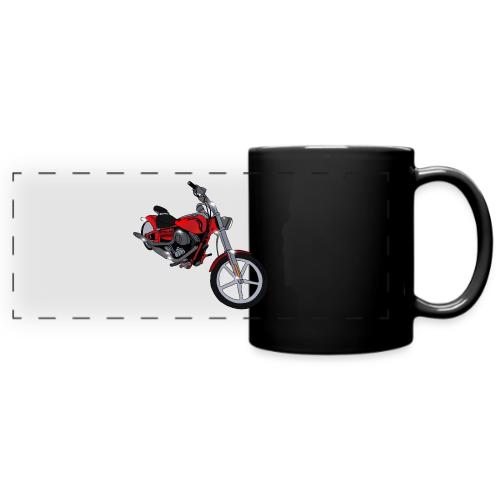 Motorcycle red - Full Color Panoramic Mug