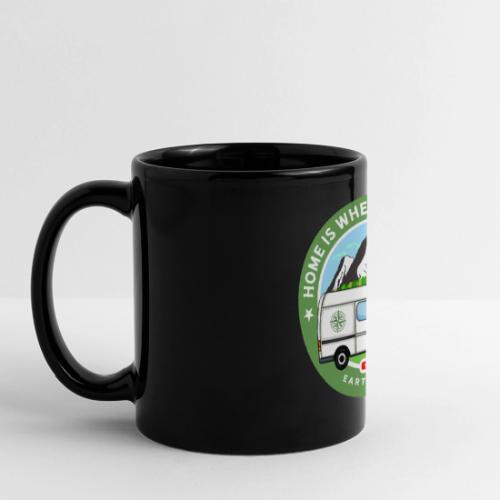 Van Home Travel / La maison est l’endroit où vous la garez / Van - Tasse en couleur panorama