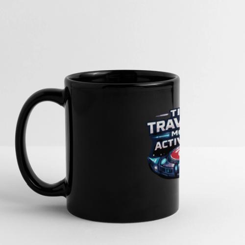 Time Traveler Mode – Futuristic Neon Sci-Fi Tee - Full Color Panoramic Mug